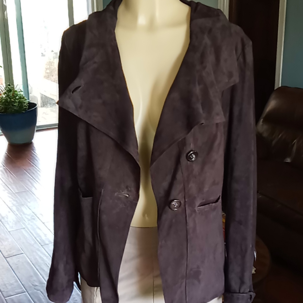 ANNE KLEIN LEATHER JACKET
